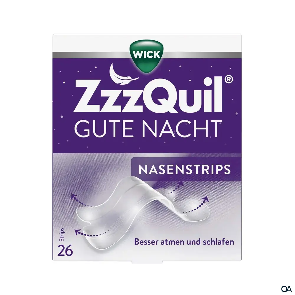 WICK Zzzquil Gute Nacht Nasenstrips