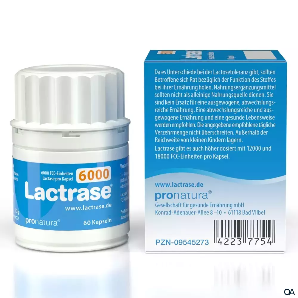 Lactrase® 6000 FCC Kapseln Lactrase® 6000 FCC Kapseln