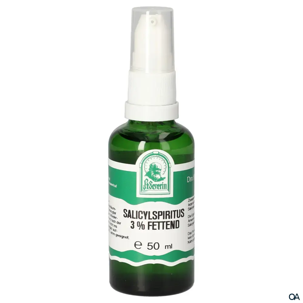 Pater Severin Salicylspiritus 3% fettend Spray