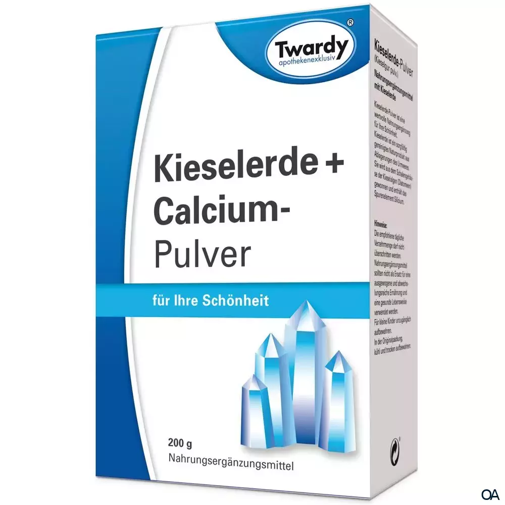 Twardy Kieselerde + Calcium Pulver