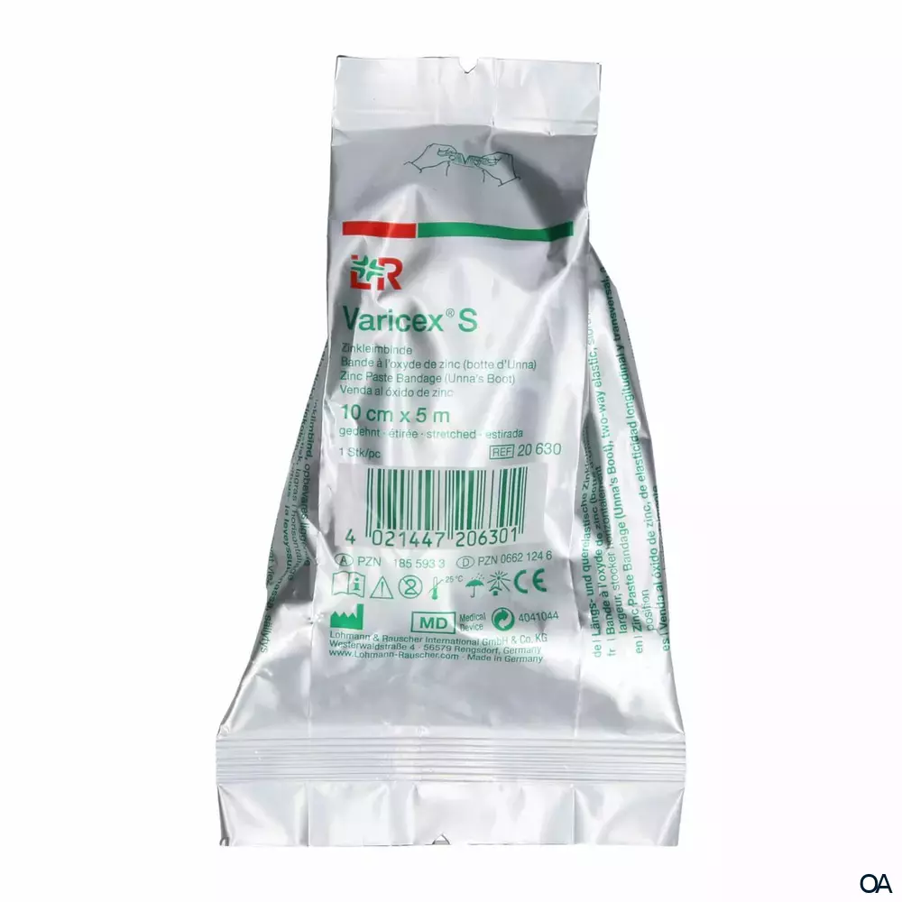 Varicex® S Zinkleimbinde 10 cm x 5 m Varicex® S Zinkleimbinde 10 cm x 5 m