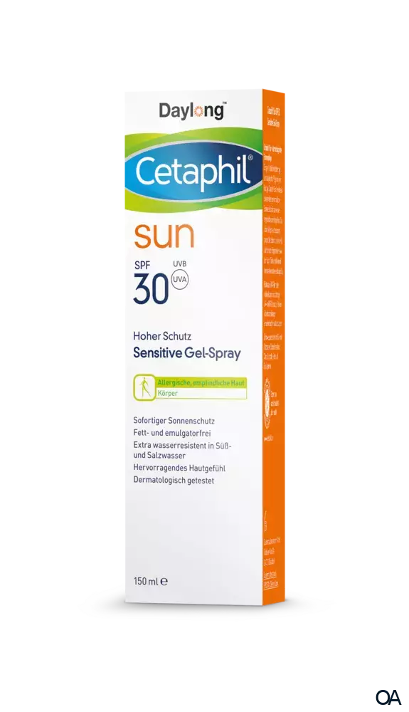 Cetaphil® Sun Daylong™ Sensitive Gel-Spray SPF 30 Cetaphil® Sun Daylong™ Sensitive Gel-Spray SPF 30
