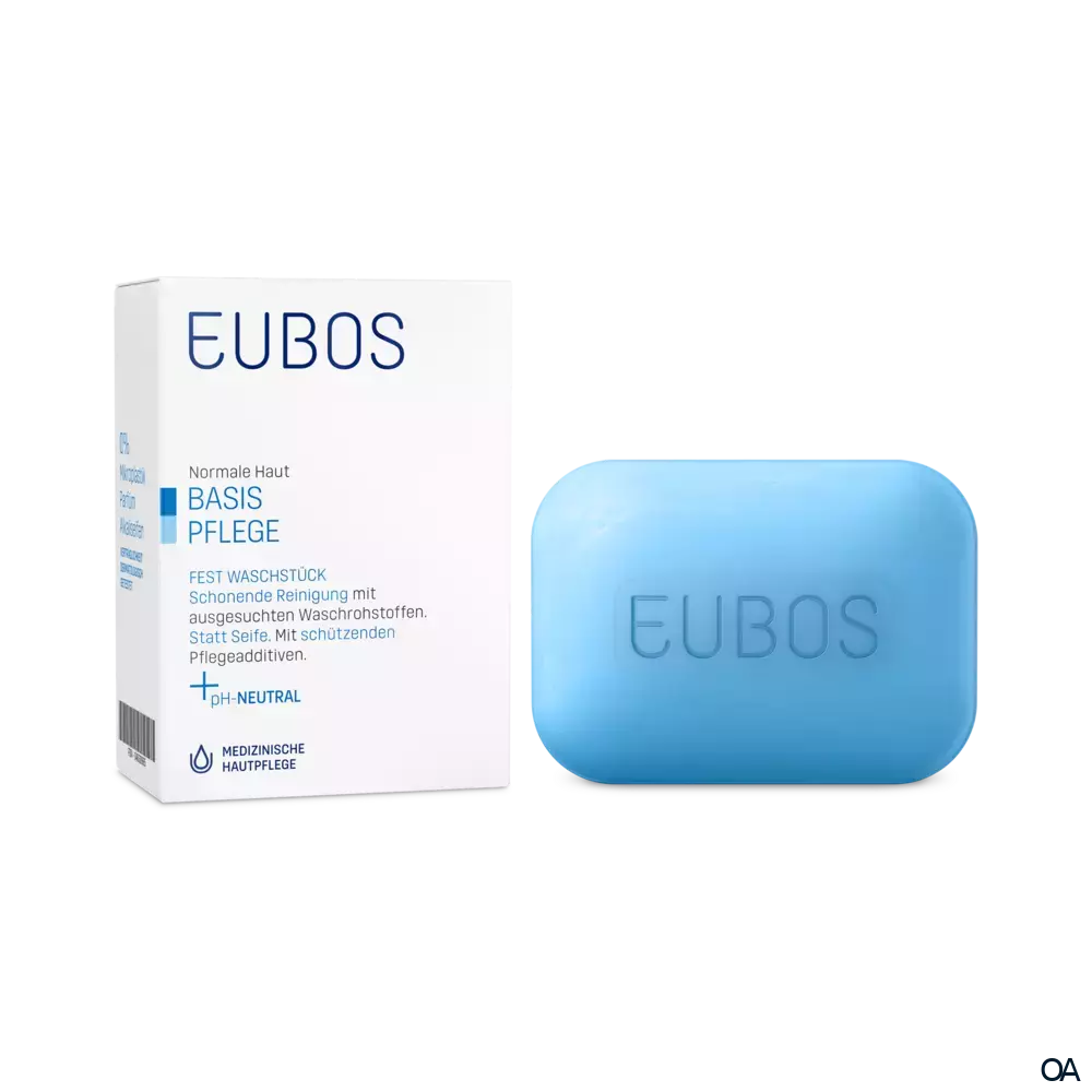 Eubos FEST WASCHSTÜCK BLAU - PARFÜM-FREI