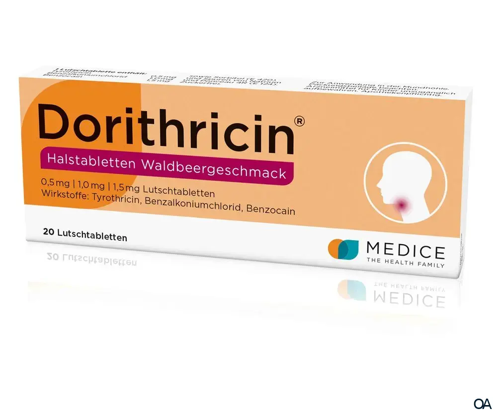 Dorithricin® Halstabletten Waldbeere Dorithricin® Halstabletten Waldbeere