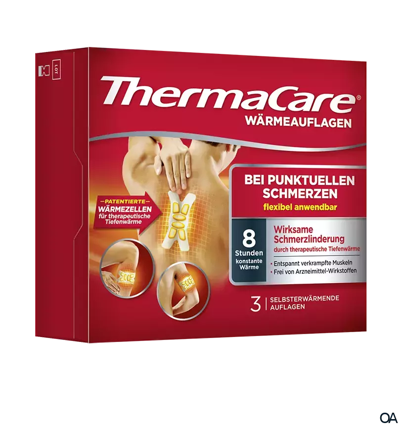 ThermaCare® Wärmeauflagen für flexible Anwendung