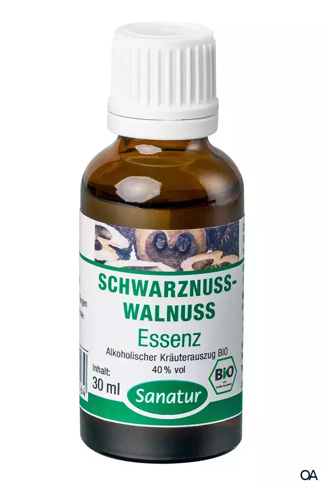 Sanatur Schwarznuss Walnuss Essenz, BIO Sanatur Schwarznuss Walnuss Essenz, BIO