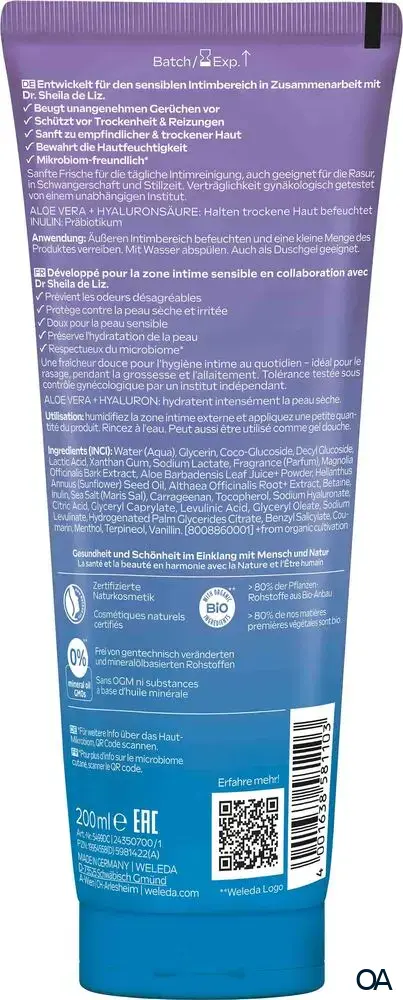 Weleda Vlora+ pH Balancing Wash Intim-Waschlotion