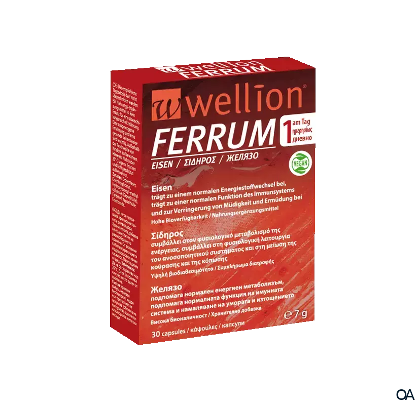Wellion FERRUM Eisen Kapseln Wellion FERRUM Eisen Kapseln