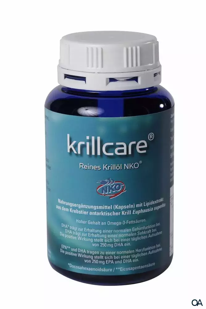 Krillcare NKO reines Krillöl Kapseln Krillcare NKO reines Krillöl Kapseln