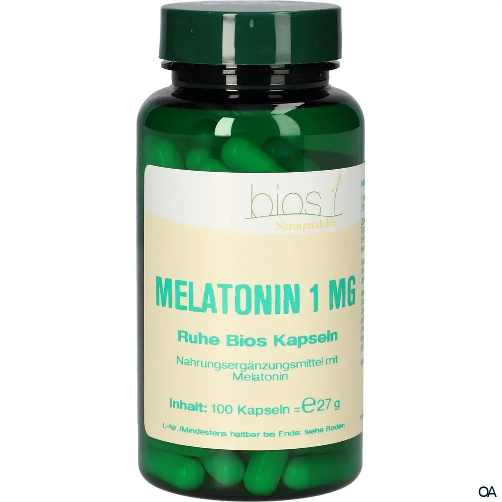 Bios Melatonin Ruhe 1,0 mg Kapseln Bios Melatonin Ruhe 1,0 mg Kapseln