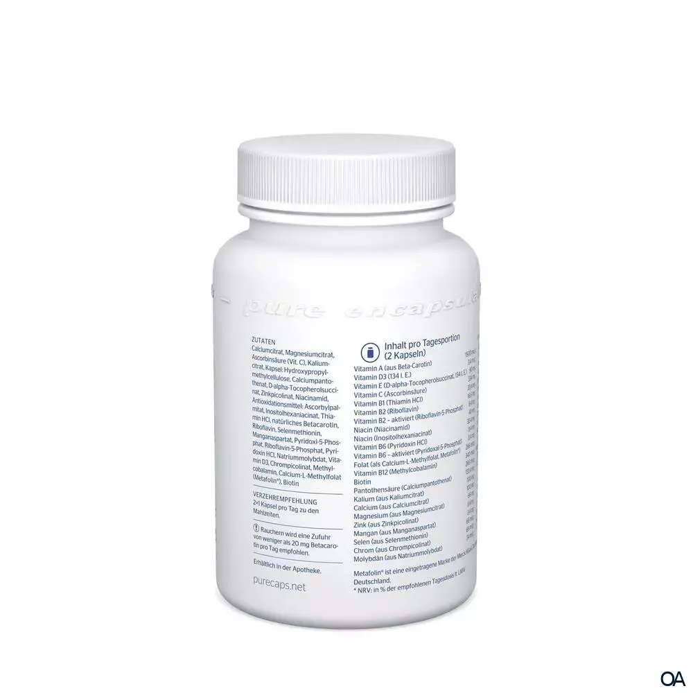 pure encapsulations® Nutrient 950E ohne Cu/Fe/Jod