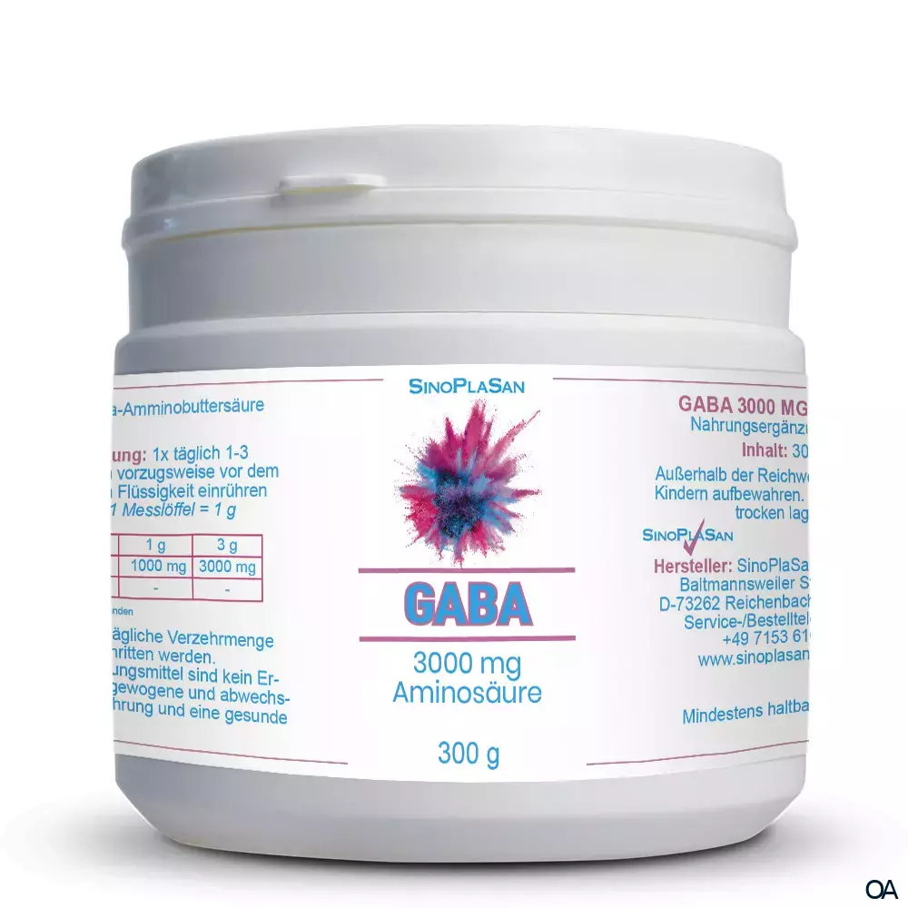 SinoPlaSan GABA 3000 mg Aminosäure Pulver SinoPlaSan GABA 3000 mg Aminosäure Pulver