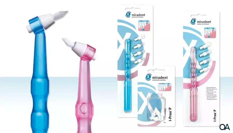 Miradent I-Prox P Sulcusbürste mit 4 Bürsten Miradent I-Prox P Sulcusbürste mit 4 Bürsten