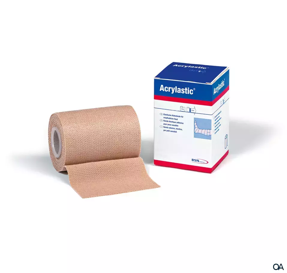 Acrylastic® elastische Klebebinde 10 cm x 2,5 m Acrylastic® elastische Klebebinde 10 cm x 2,5 m