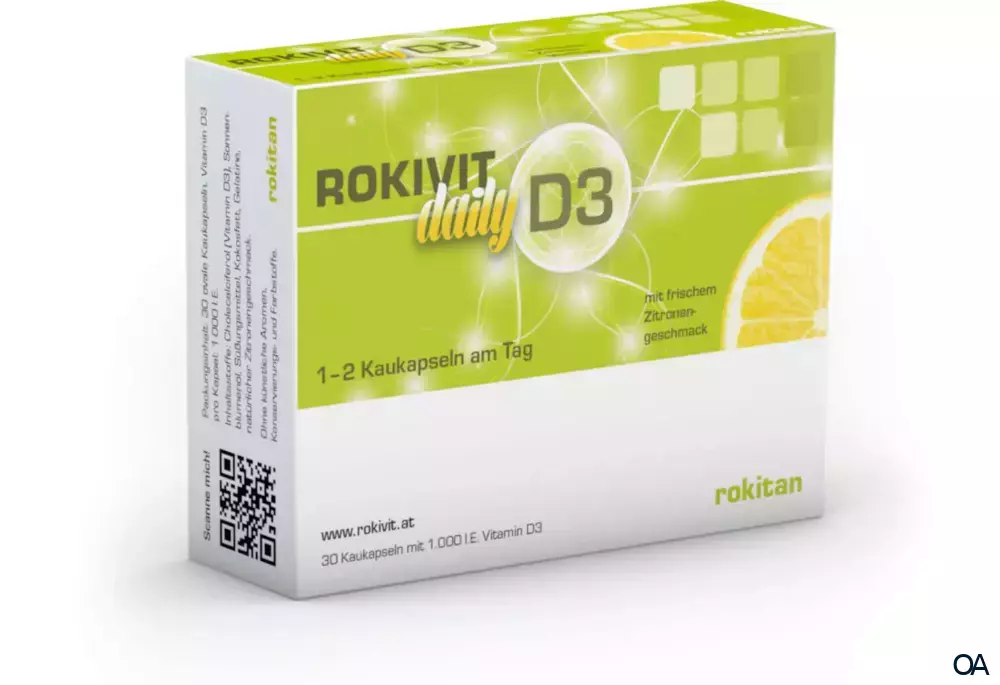 Rokivit D3 daily Kaukapseln Rokivit D3 daily Kaukapseln