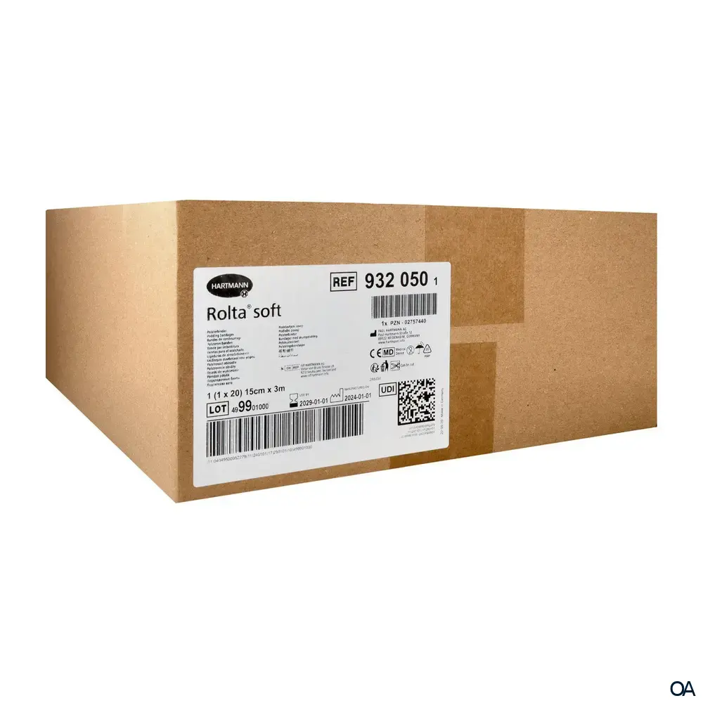 Rolta® soft Polsterbinden unsteril, 15 cm x 3 m