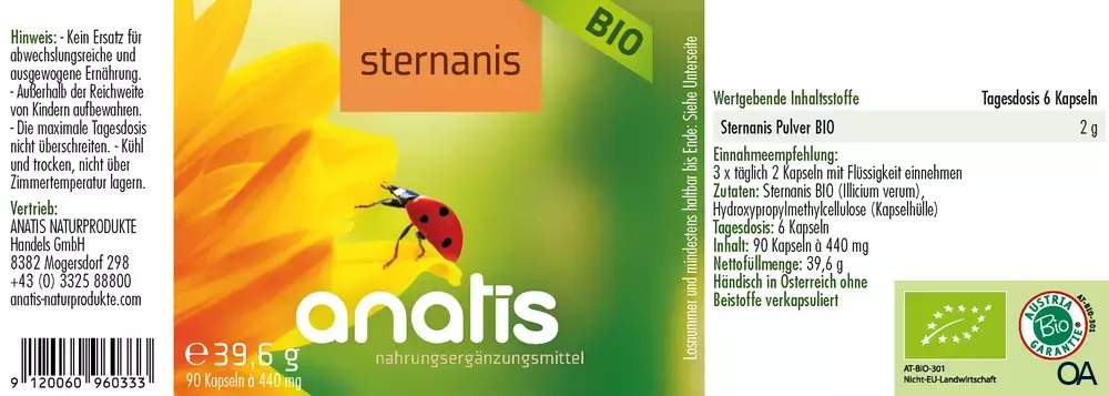 anatis Sternanis BIO Kapseln anatis Sternanis BIO Kapseln