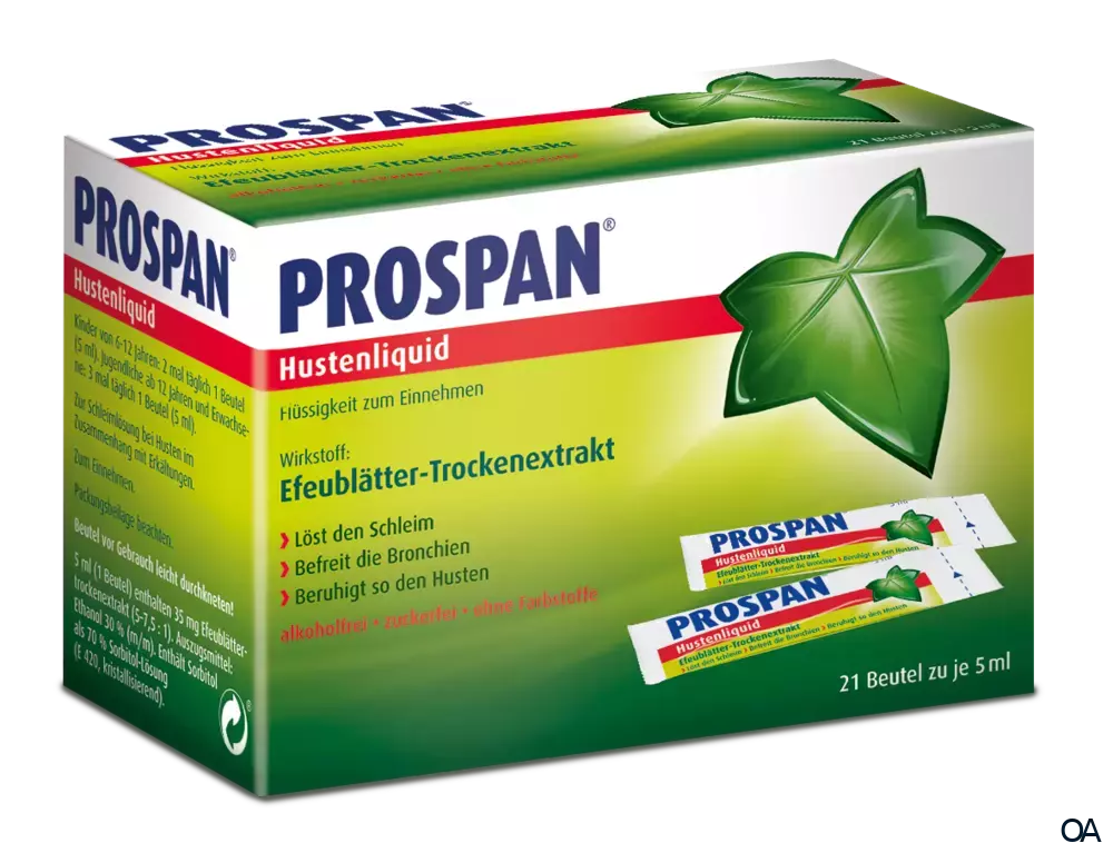 Prospan® Husten Liquid Beutel 5 ml – Flüssigkeit zum Einnehmen Prospan® Husten Liquid Beutel 5 ml – Flüssigkeit zum Einnehmen