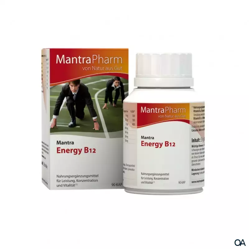 Mantra Energy B 12 Kapseln Mantra Energy B 12 Kapseln