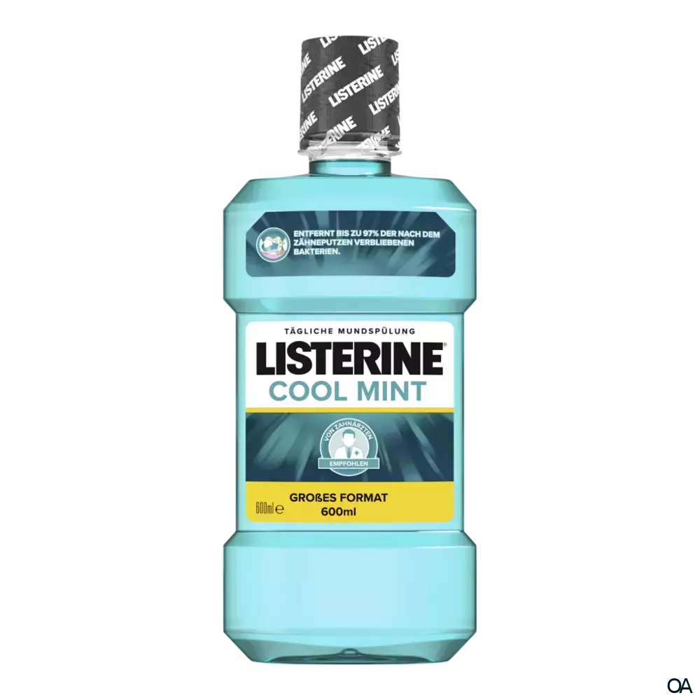 Listerine Cool Mint Milder Geschmack Mundspüllösung