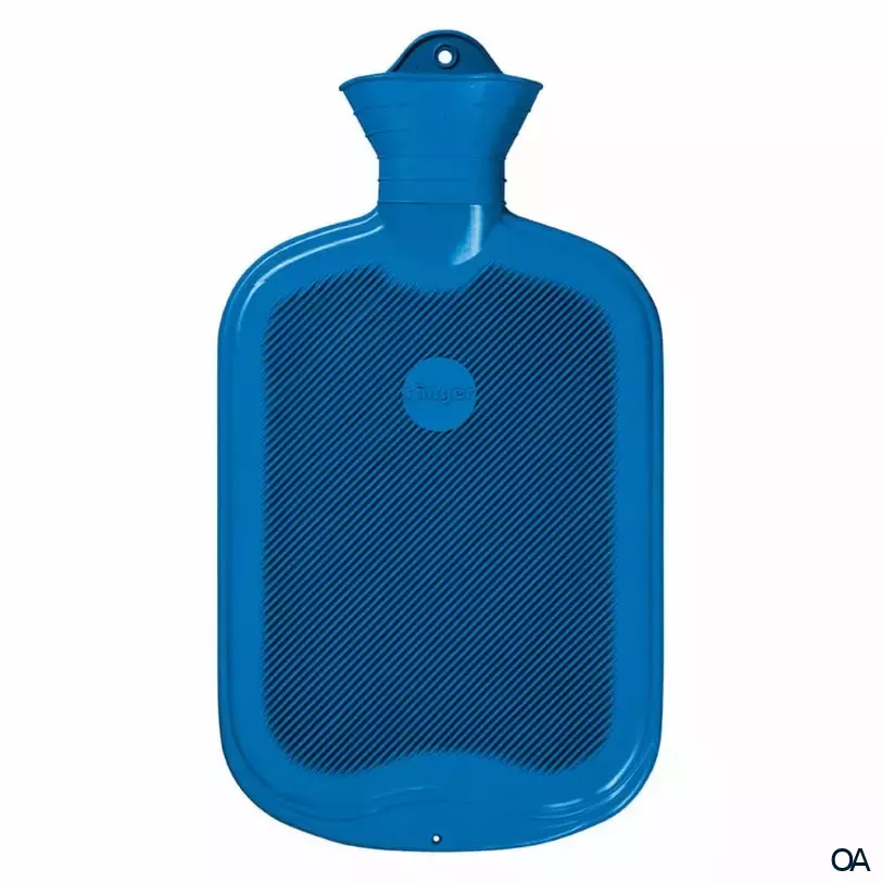 Sänger Wärmeflasche Gummi einseitig mit Lamelle Blau 2,0 L Sänger Wärmeflasche Gummi einseitig mit Lamelle Blau 2,0 L