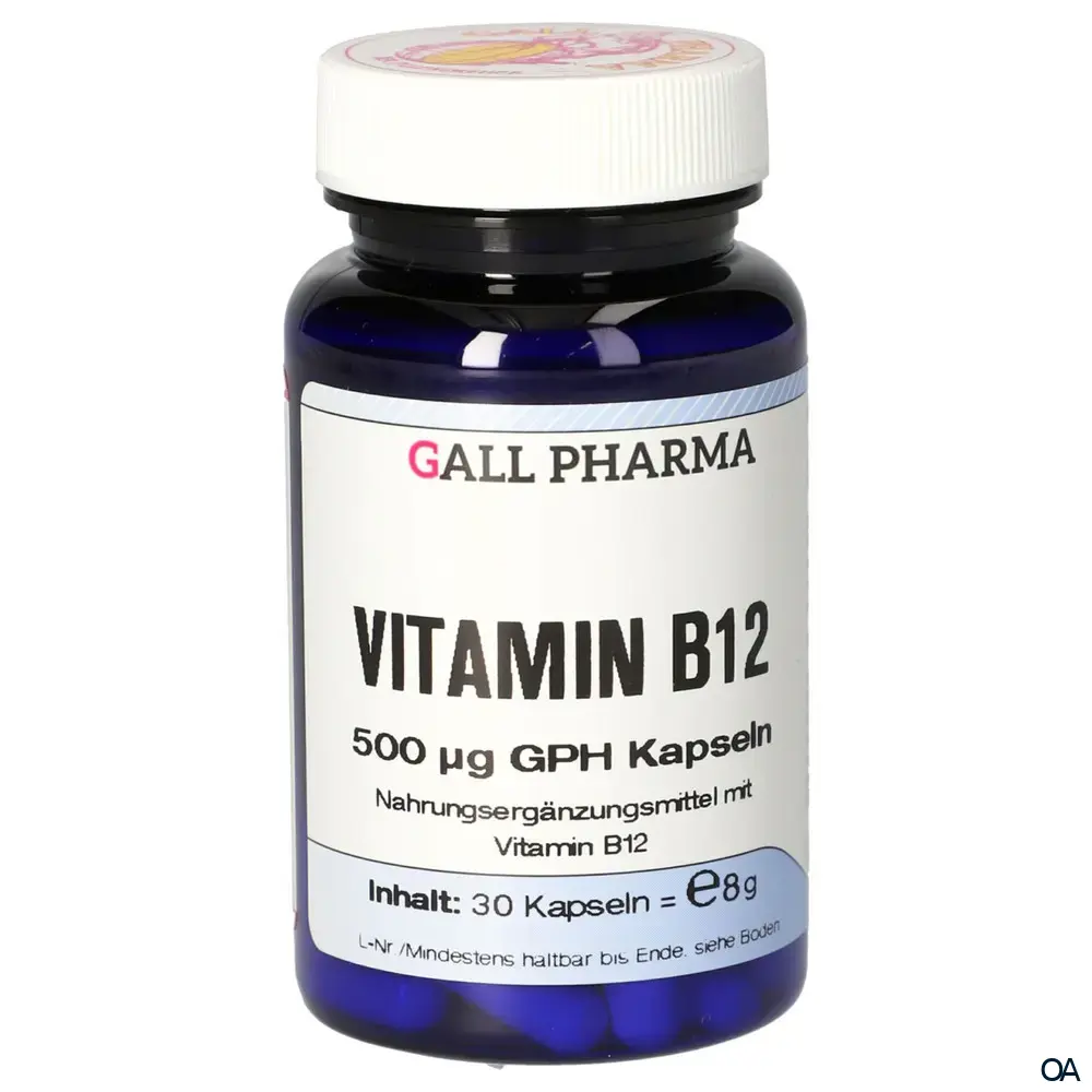 Gall Pharma Vitamin B12 500 mcg Kapseln