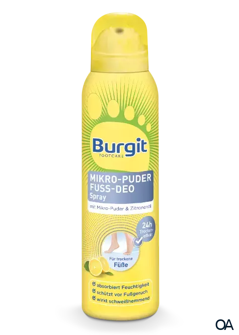 Burgit Footcare Mikro-Puder Deo 2in1 Fuß-Spray Burgit Footcare Mikro-Puder Deo 2in1 Fuß-Spray