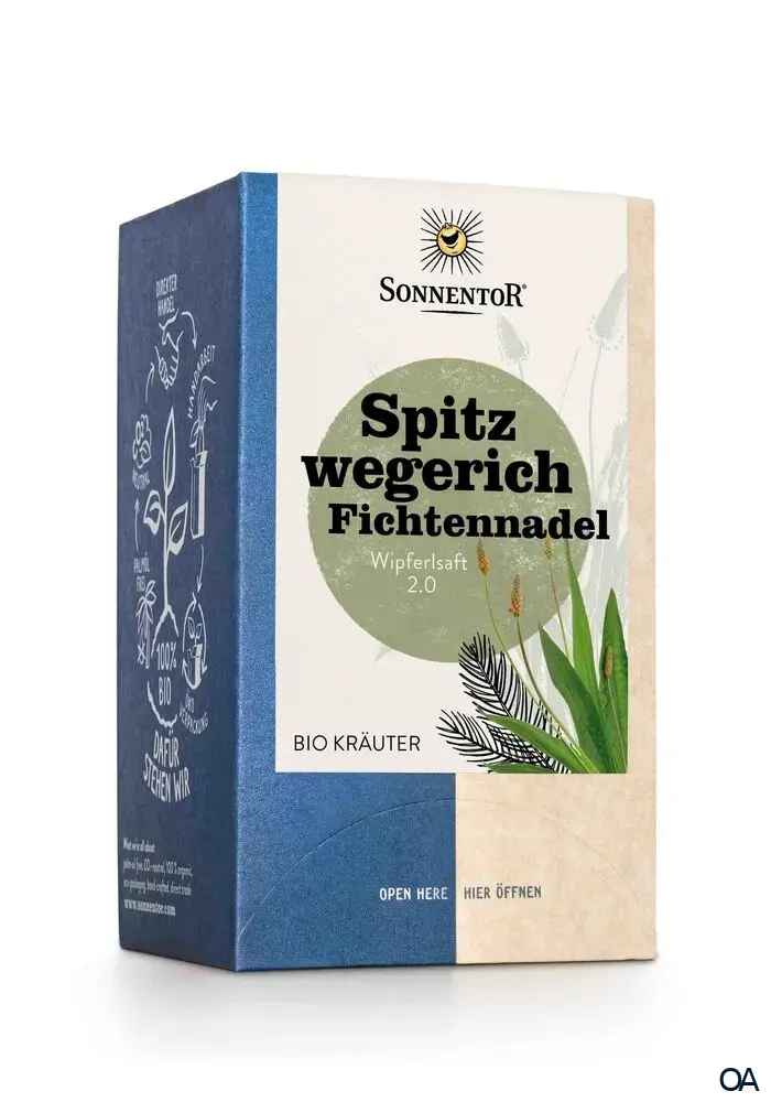 Sonnentor Spitzwegerich-Fichtennadel Tee