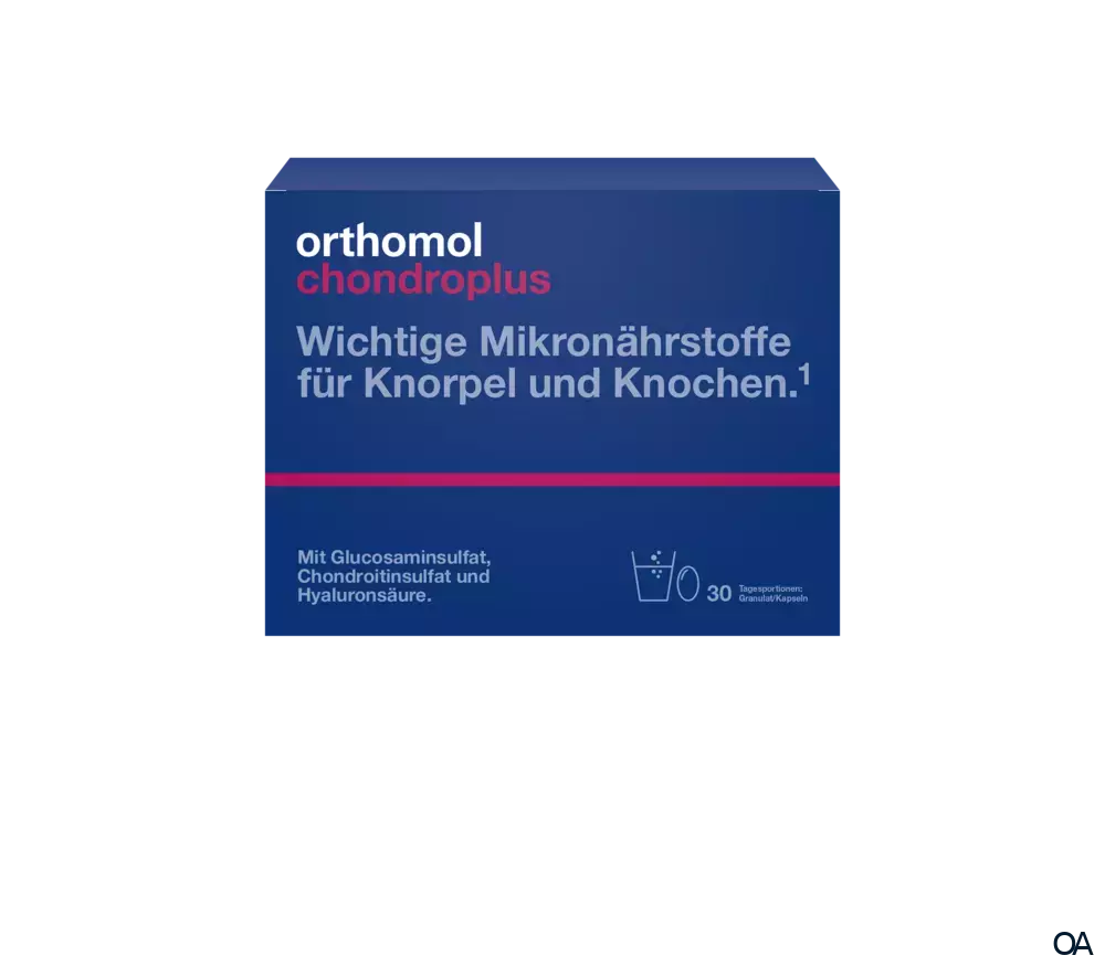 Orthomol chondroplus Granulat & Kapseln Orthomol chondroplus Granulat & Kapseln
