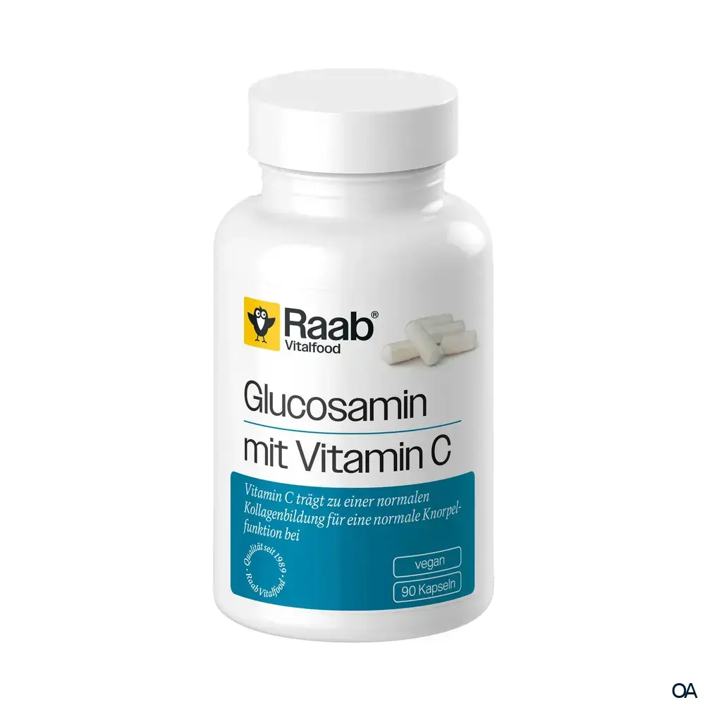 Raab® Vitalfood Glucosamin mit Vitamin C Kapseln