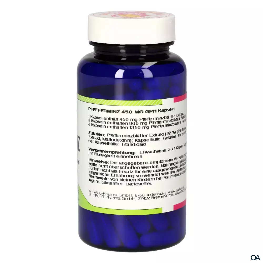 Gall Pharma Pfefferminz 450 mg Kapseln