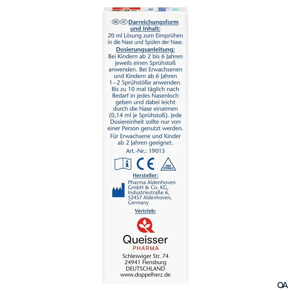 Doppelherz aktiv Meerwasser Nasenspray Sensitiv