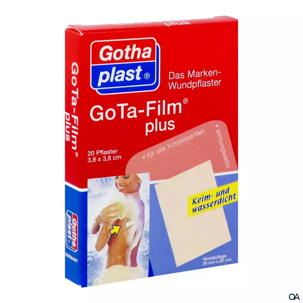 Gothaplast® GoTa-FILM plus Pflaster 3,8 x 3,8 cm