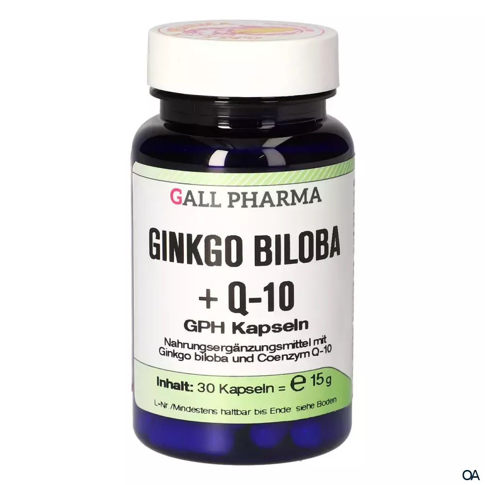 Gall Pharma Ginkgo Biloba + Q 10 Kapseln Gall Pharma Ginkgo Biloba + Q 10 Kapseln