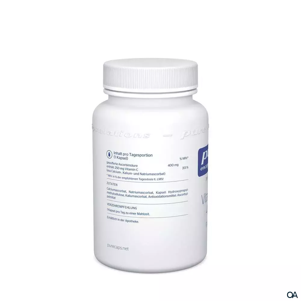 pure encapsulations® Vitamin C 400 gepuffert Kapseln