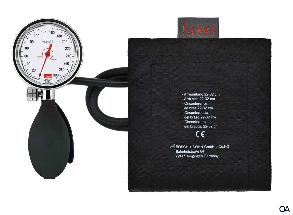 boso med Blutdruck-Selbstmessgerät mit Stethoskop boso med Blutdruck-Selbstmessgerät mit Stethoskop