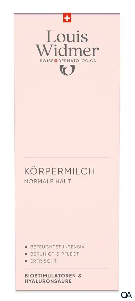 Louis Widmer bodycare Körpermilch - leicht parfümiert