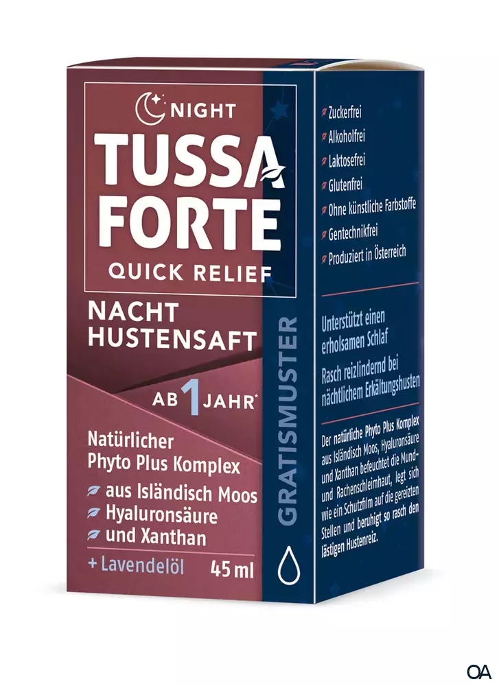 Tussaforte Quick Relief Night Hustensaft Tussaforte Quick Relief Night Hustensaft