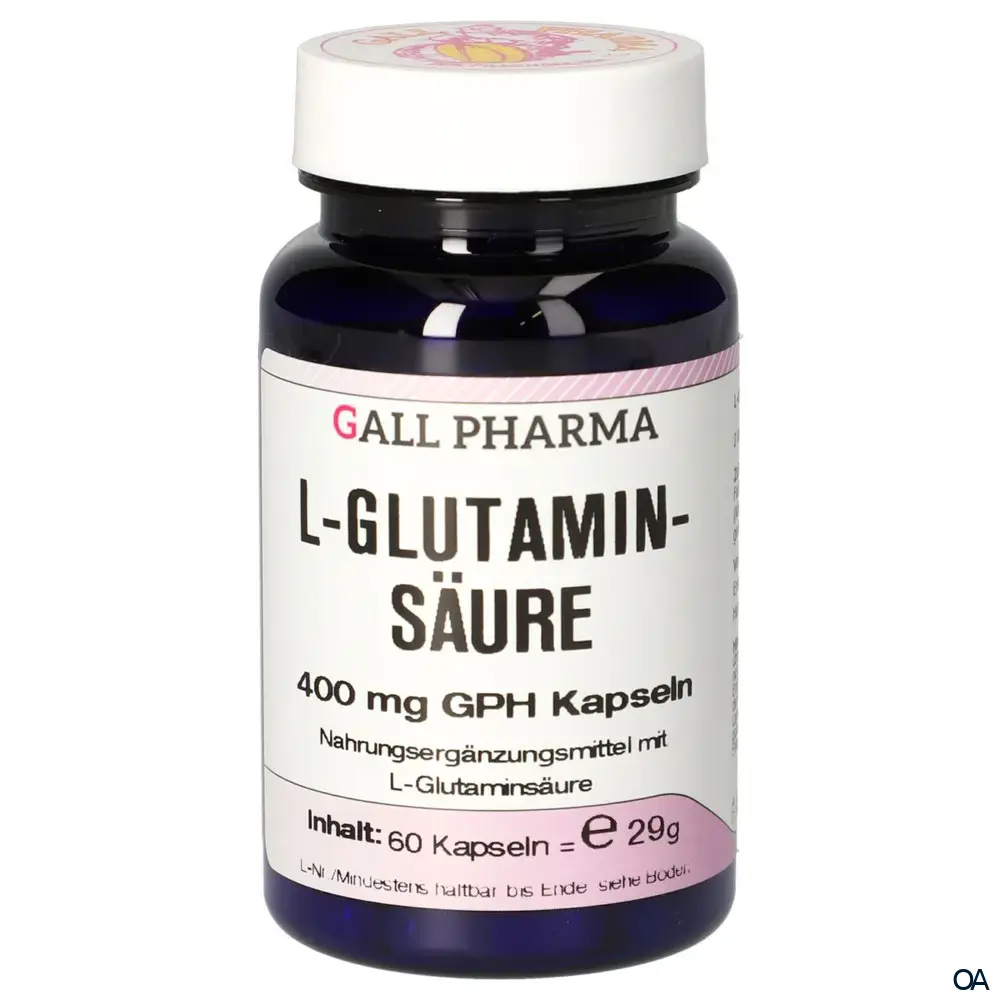 Gall Pharma L-Glutaminsäure 400 mg Kapseln