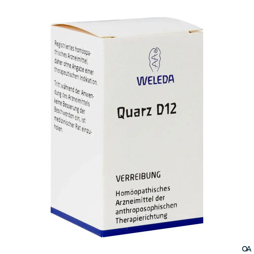Weleda Quarz D12 Trituration Verreibung Weleda Quarz D12 Trituration Verreibung