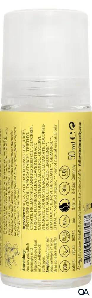 Farfalla Frangipani, Blumig-sanfter Deo Roll-on