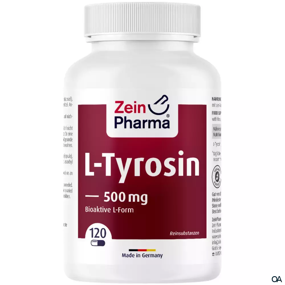 ZeinPharma L-Tyrosin 500 mg Kapseln ZeinPharma L-Tyrosin 500 mg Kapseln