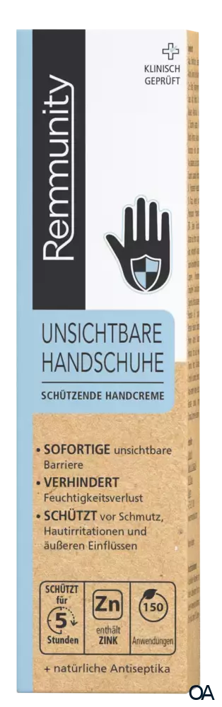 Remmunity unsichtbare Handschuhe Handcreme