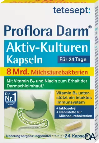 tetesept Proflora® Darm Aktiv-Kulturen Kapseln tetesept Proflora® Darm Aktiv-Kulturen Kapseln