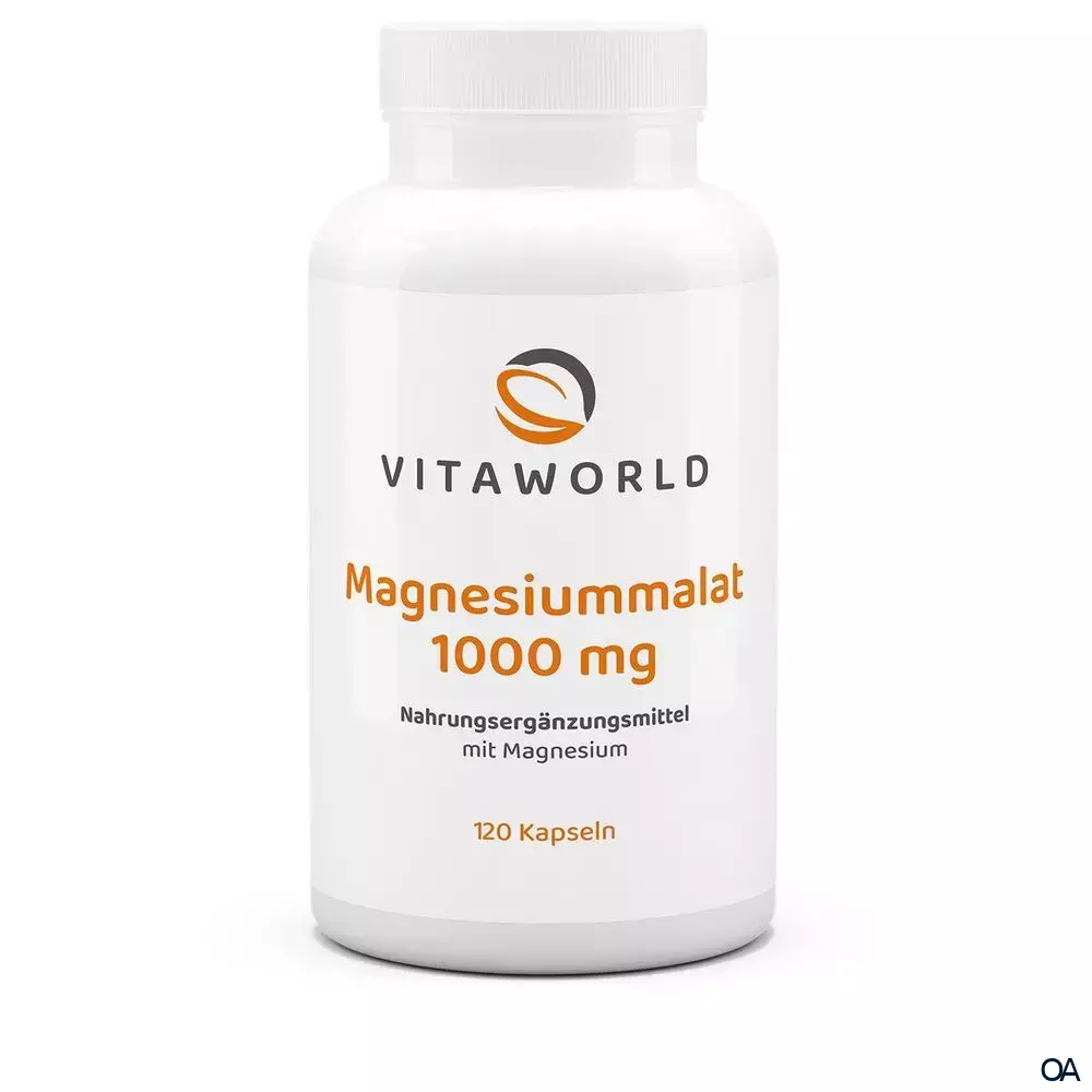 Vitaworld Magnesiummalat 1000 mg Kapseln