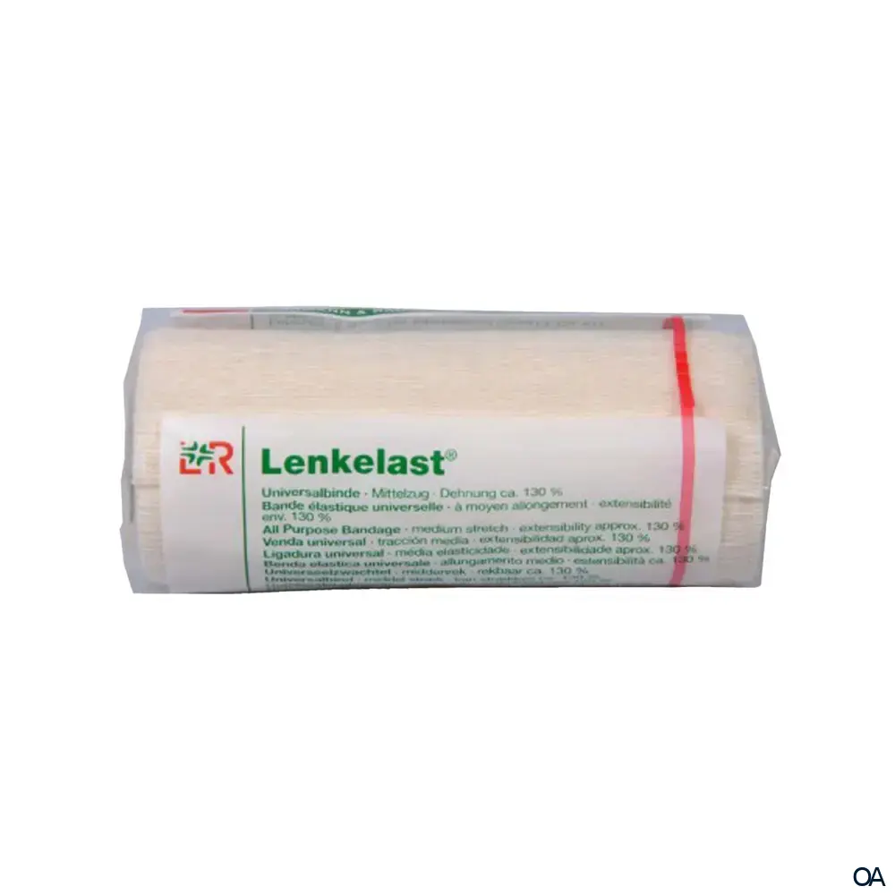 Lenkelast® Mittelzügige Universalbinde 8 cm x 5 m