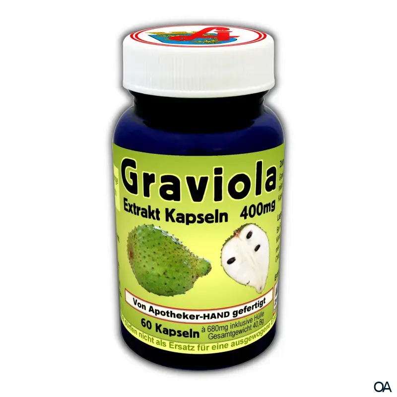 Graviola 400 mg Extrakt Kapseln