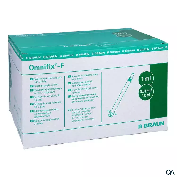 Omnifix®-F Solo Feindosierungsspritzen 1 ml Omnifix®-F Solo Feindosierungsspritzen 1 ml
