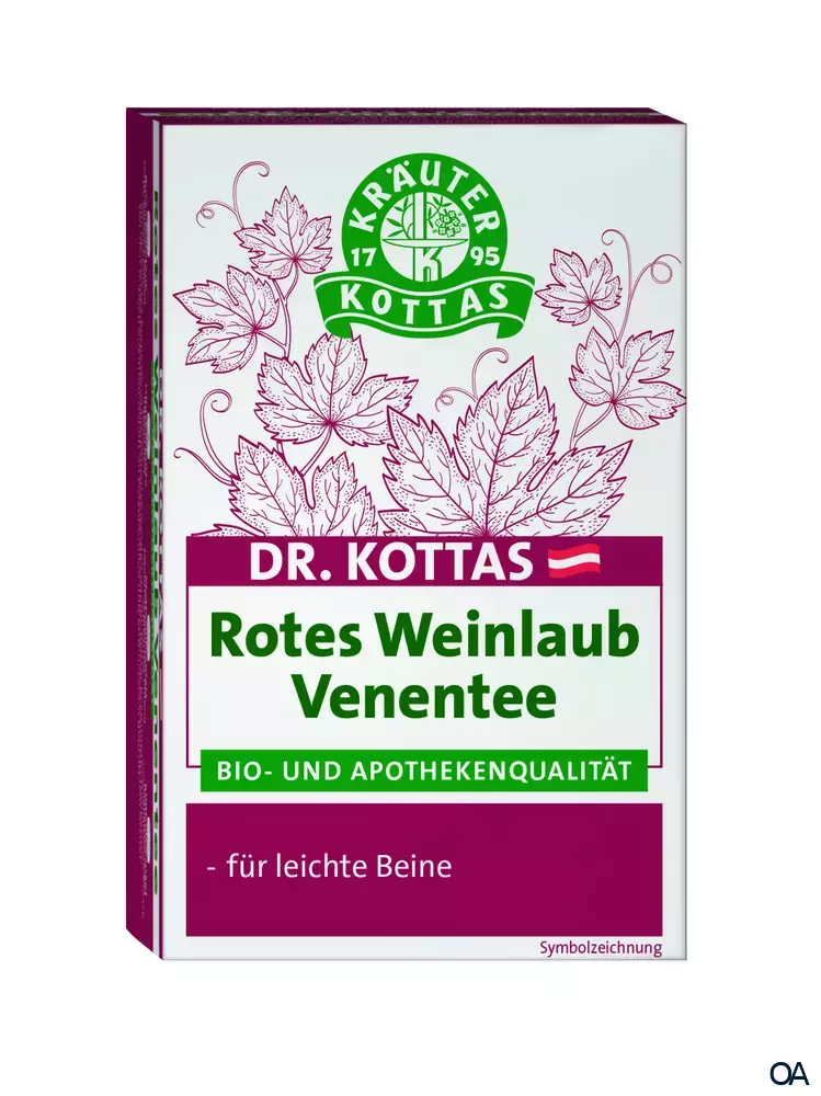 Dr. Kottas Rotes Weinlaub Kräutertee Dr. Kottas Rotes Weinlaub Kräutertee
