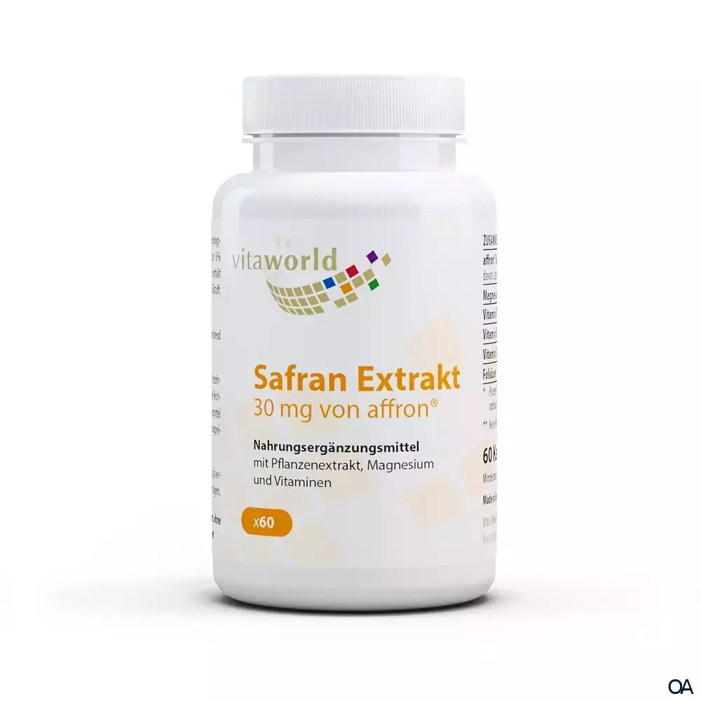 Vitaworld Safran Extrakt Kapseln Vitaworld Safran Extrakt Kapseln